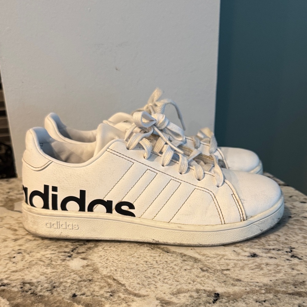 Adidas White and Black Sneakers